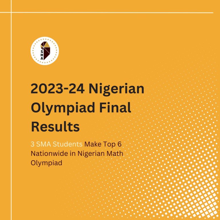 2023-24 Nigerian Olympiad Final Results: 3 SMA Students Make Top 6 Nationwide